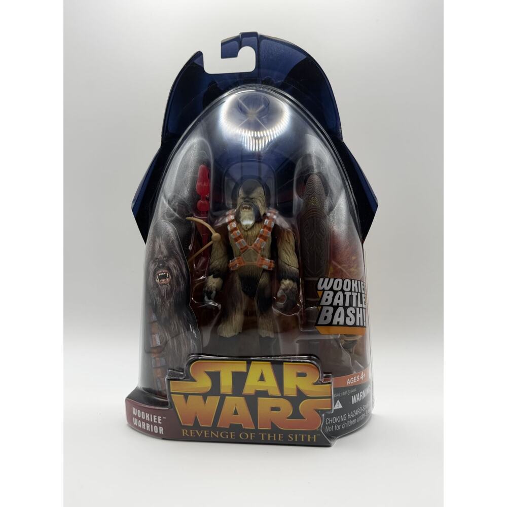 Star Wars ROTS Wookiee Warrior‎ #43 Battle Bash Hasbro 2005 Action Figure